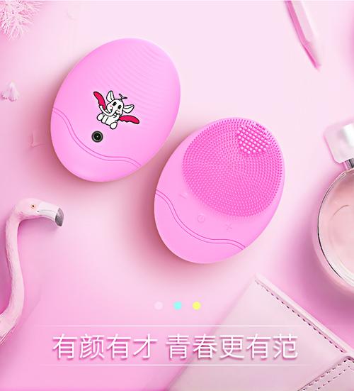 电动硅胶洁面仪 深层清洁毛孔，厂家批发直供的洗脸神器
